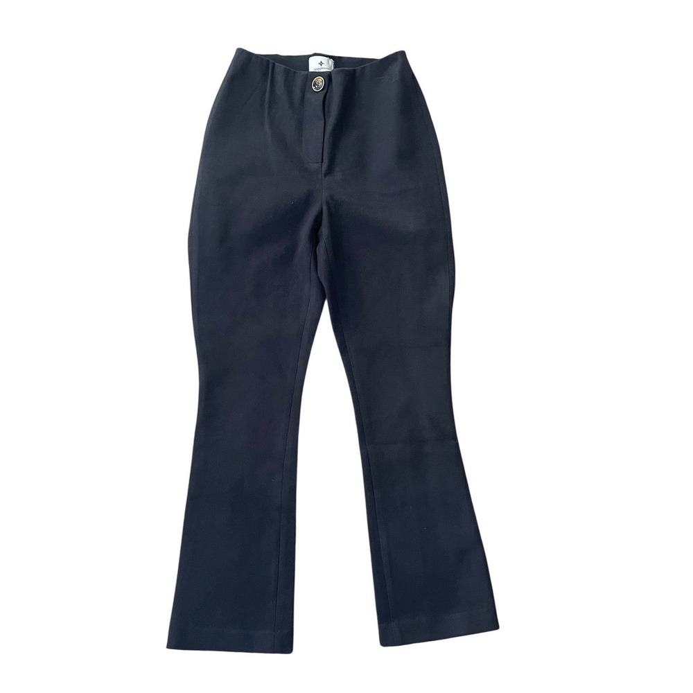 Tuckernuck Ponte Kick Cropped Flare Ashford Pants Black Size XS